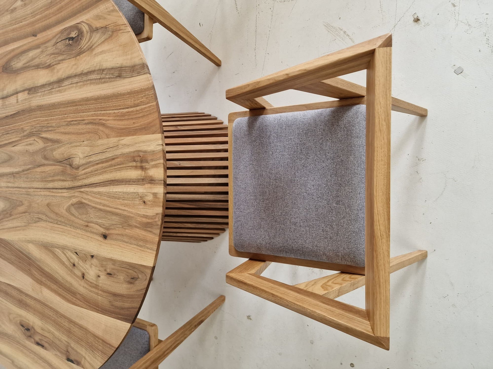 Chaise de salle à manger Vivien en chêne