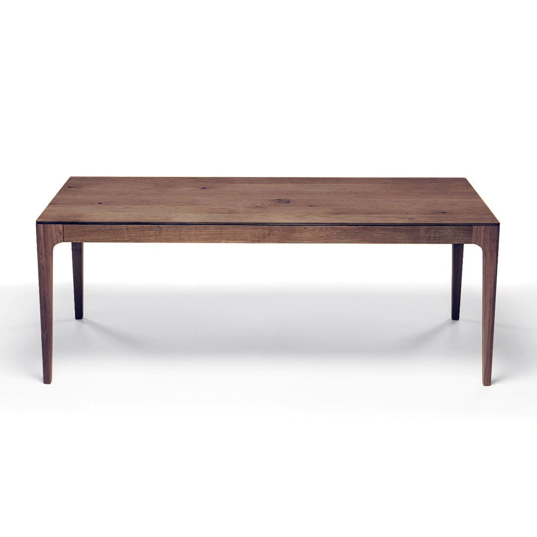 Table à manger extensible en chêne chocolat Cecilia | S10Home