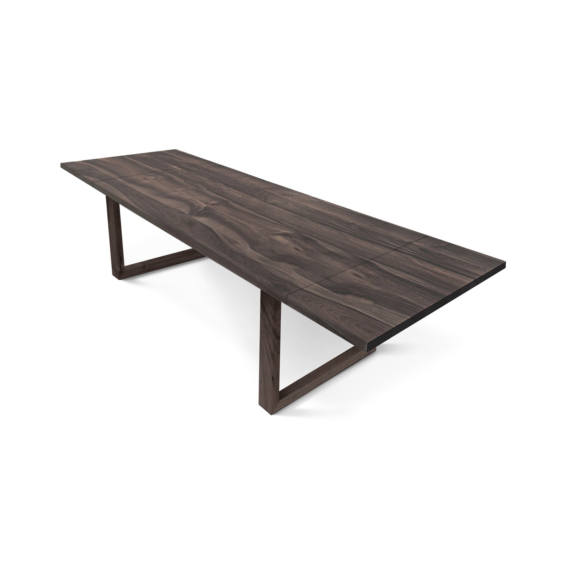 Table à manger extensible Eva en noyer charbon |Bois massif |S10Home