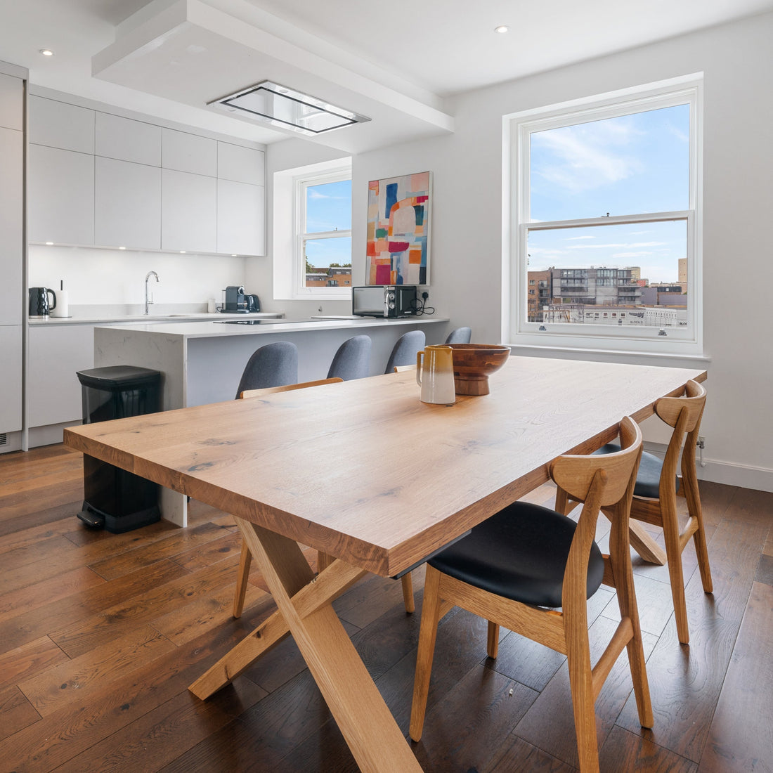 Eva Extendable Dining Table in Solid Oak| S10Home
