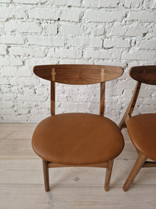 Chaise de salle à manger en noyer Eva  | S10Home