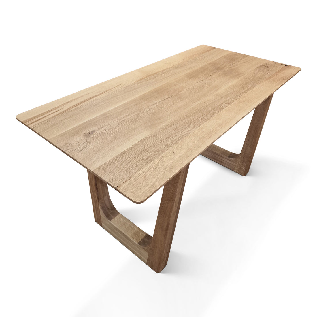 Table de salle à manger Lilian en chêne massif 160 cm 