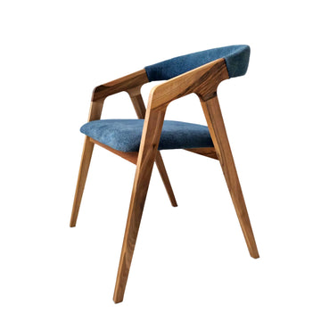 Chaise de salle à manger en noyer Julia | S10Home