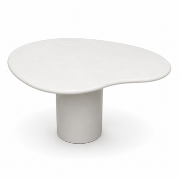 Table de salle à manger ronde Frida en ciment 