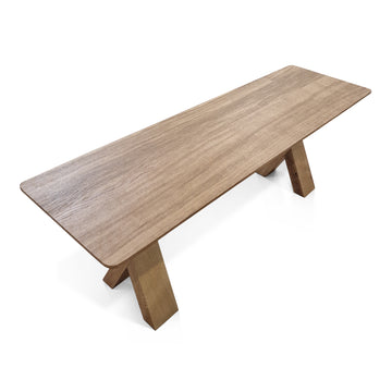 Banc en chêne naturel 140 cm en stock 