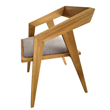 Chaise de salle à manger Vivien en chêne