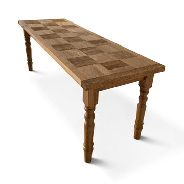 Table à manger extensible style ferme 
