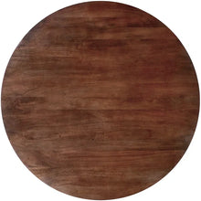 Table à manger ronde en chêne foncé Chiara | S10Home