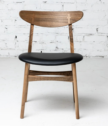 Chaise de salle à manger en noyer Eva  | S10Home