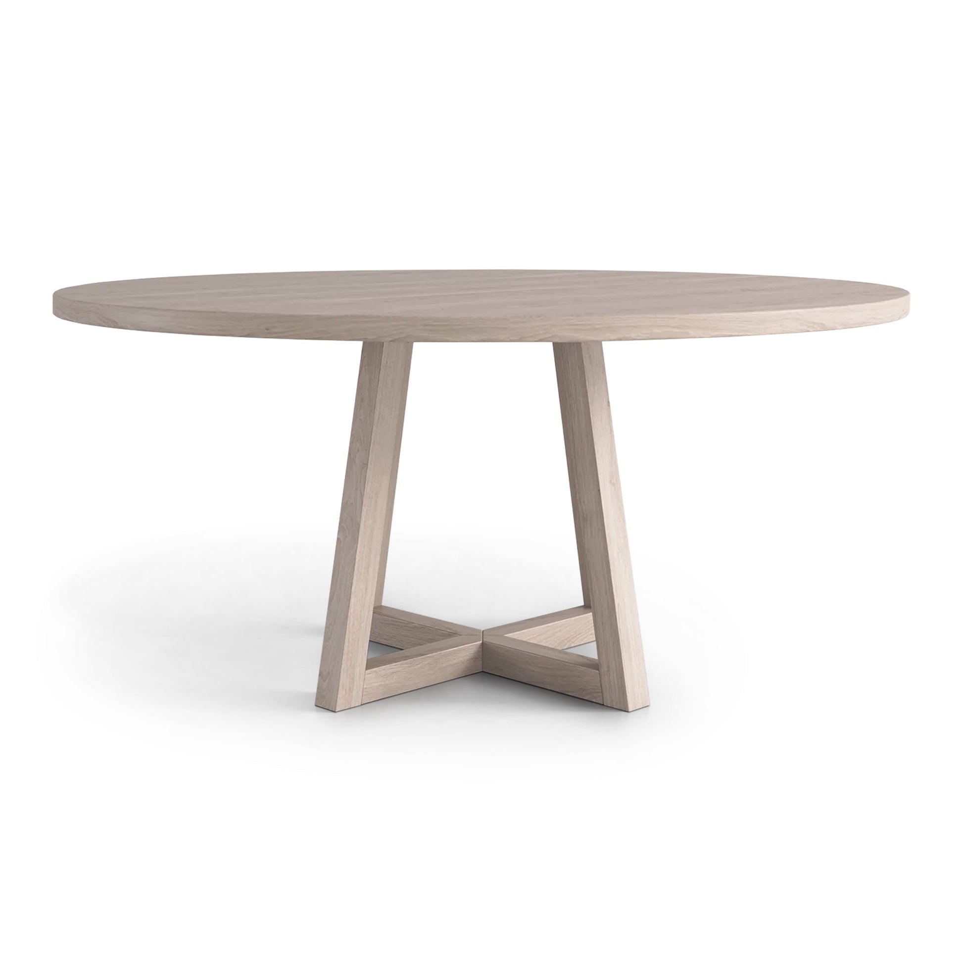 Table de salle à manger ronde en chêne | Bois massif | S10Home