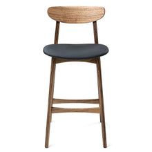Tabouret de bar en noyer Eva | S10Home