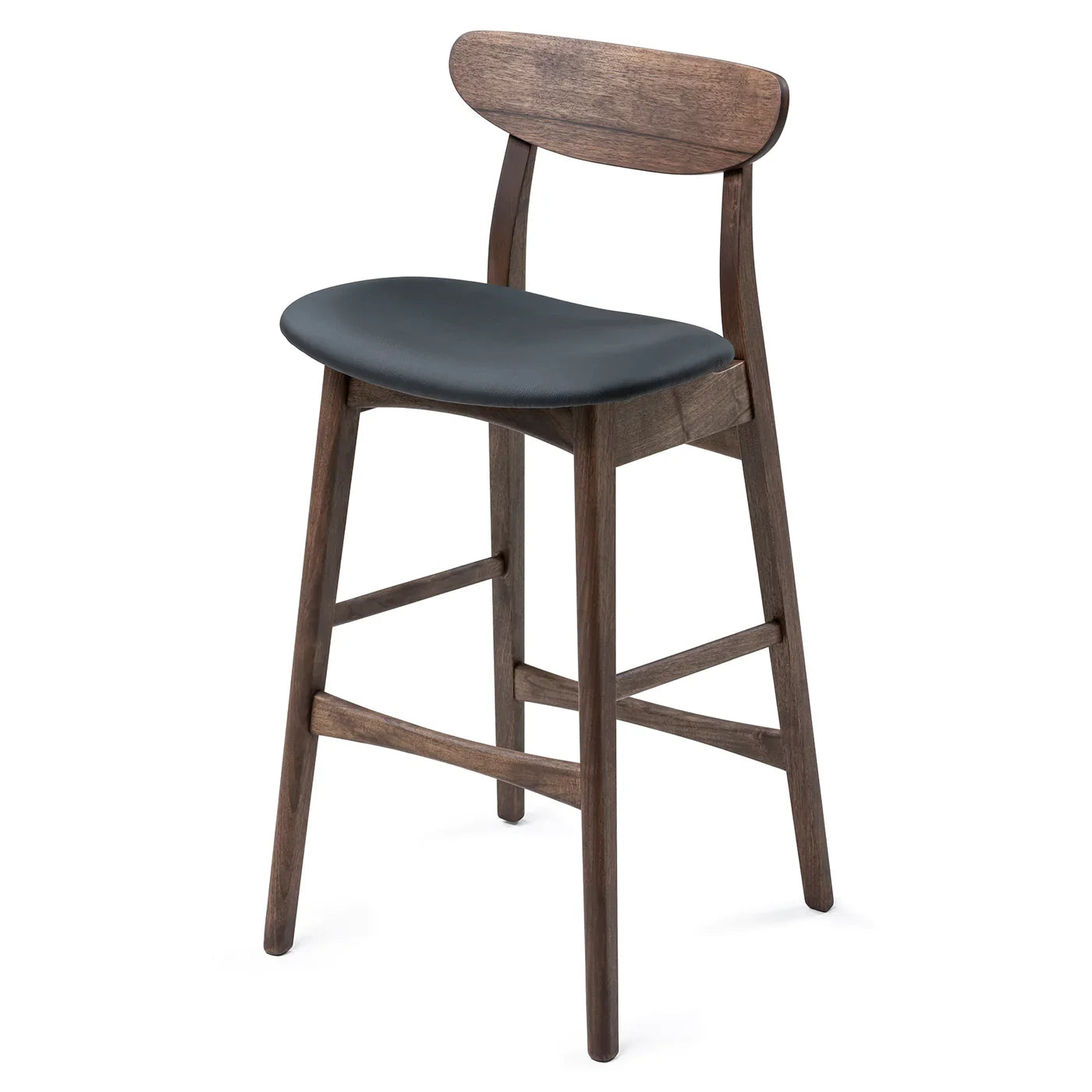 Tabouret de bar en noyer Eva | S10Home