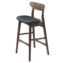 Tabouret de bar en noyer Eva | S10Home