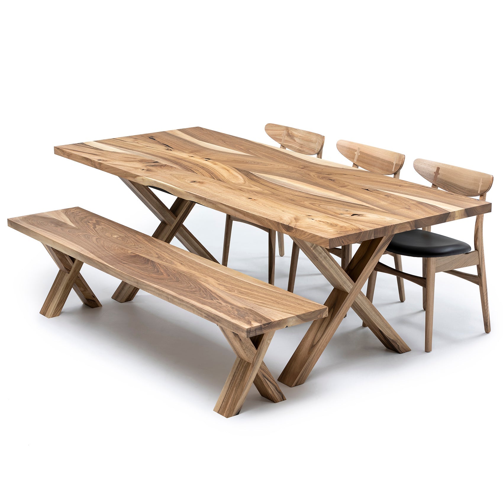 Table à manger extensible Eva best-seller | Noyer | S10Home