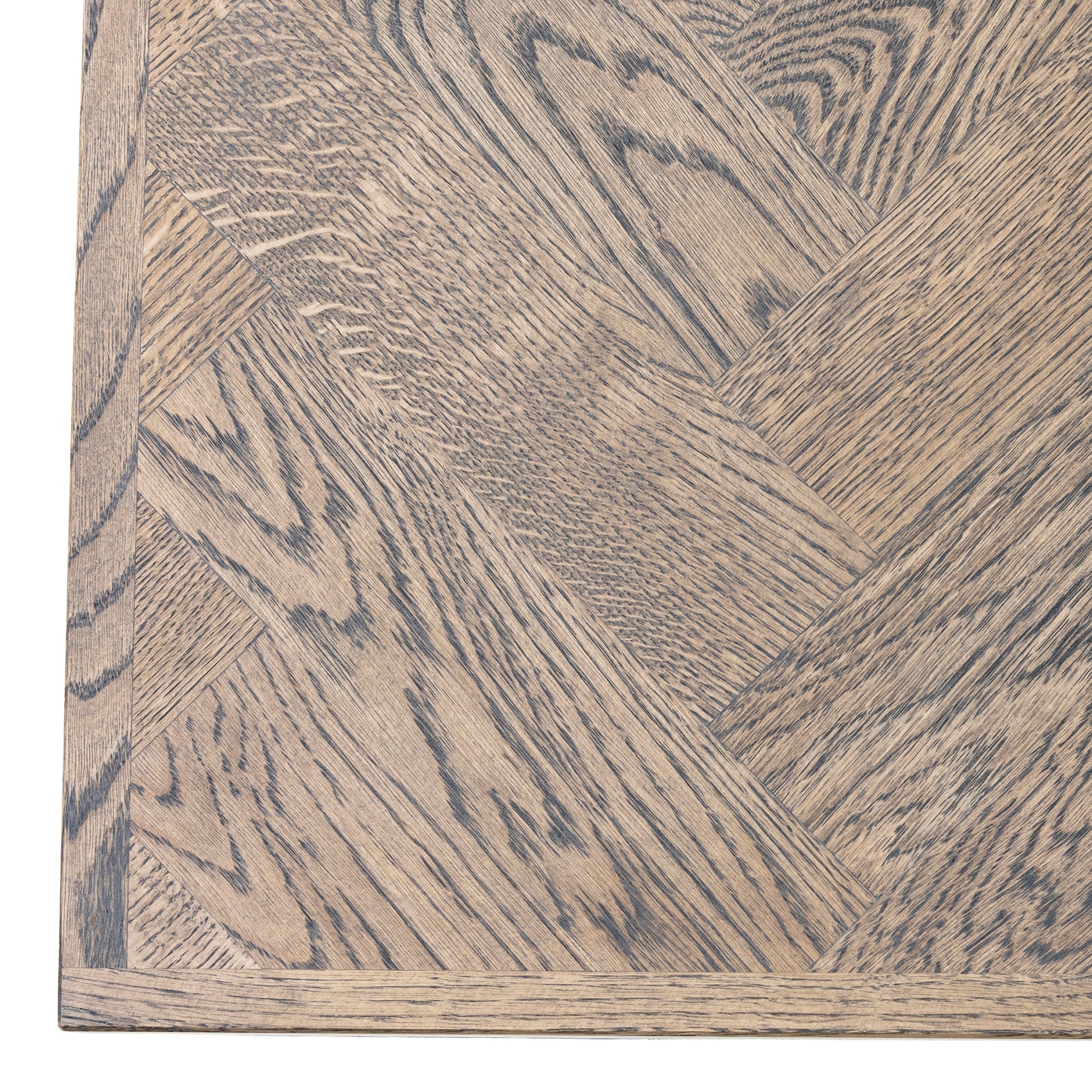 Table basse à chevrons Astrid en chêne charbon | S10 Home