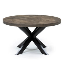 Round Herringbone Coffee Table - S10Home