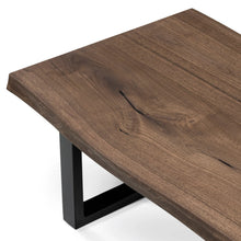 Table basse en noyer chocolat - S10Home