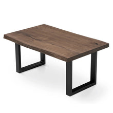 Table basse en noyer chocolat - S10Home