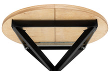 Astrid Extendable Round Herringbone Dining Table |Solid Oak |S10 Home