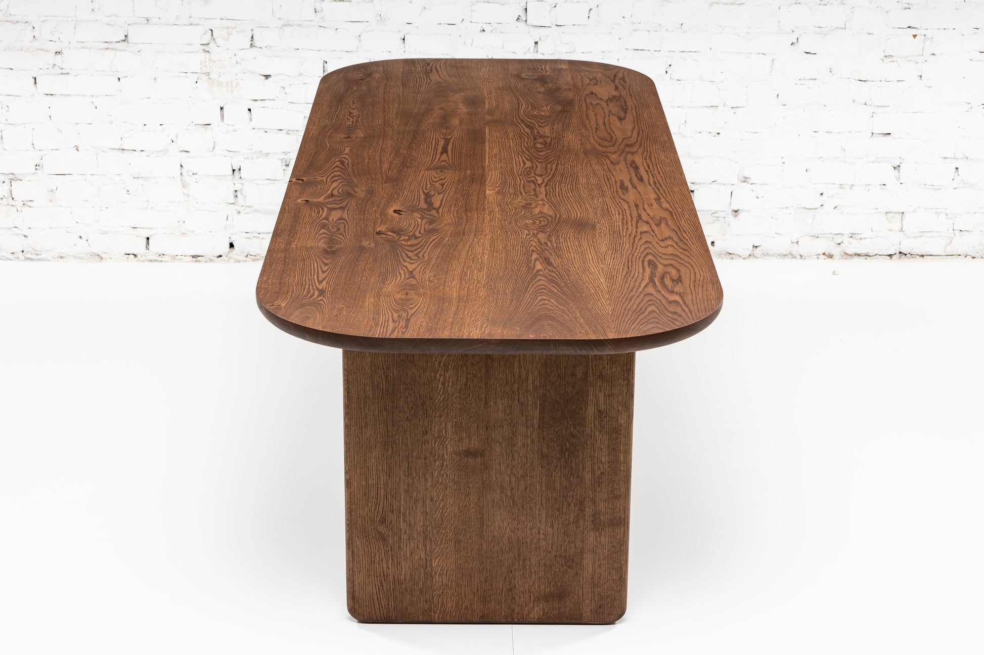 Heba Chocolate Dark Oak Dining Table - 140 x 80 cm / 5 Seater 160 x 80 cm / 6 Seater 180 x 90 cm / 7 Seater 200 x 100 cm / 8 Seater 220 x 100 cm / 9 Seater 240 x 100 cm / 10 Seater 300 x 100 cm / 12 Seater Custom Size - email us to contact@s10home.com by S10Home