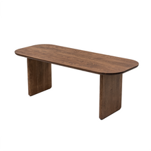 Heba Table à manger en Chêne Foncé Dark Oak - 140 x 80 cm / 5 places 160 x 80 cm / 6 places 180 x 90 cm / 7 places 200 x 100 cm / 8 places 220 x 100 cm / 9 places 240 x 100 cm / 10 places 300 x 100 cm / 12 places Taille sur mesure - écrivez-nous à contact@s10home.com par S10Home