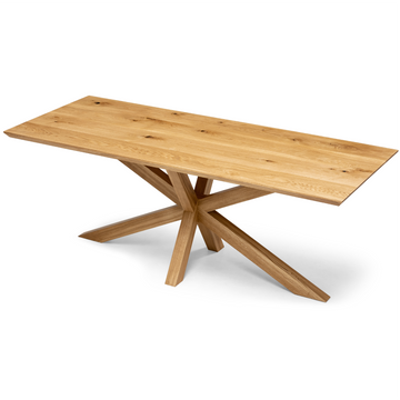 Table à manger en chêne extensible Julia à pieds araignée | S10Home