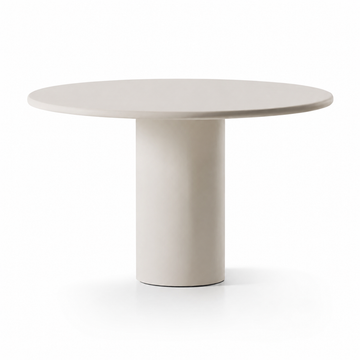 Table de salle à manger ronde Frida en ciment 