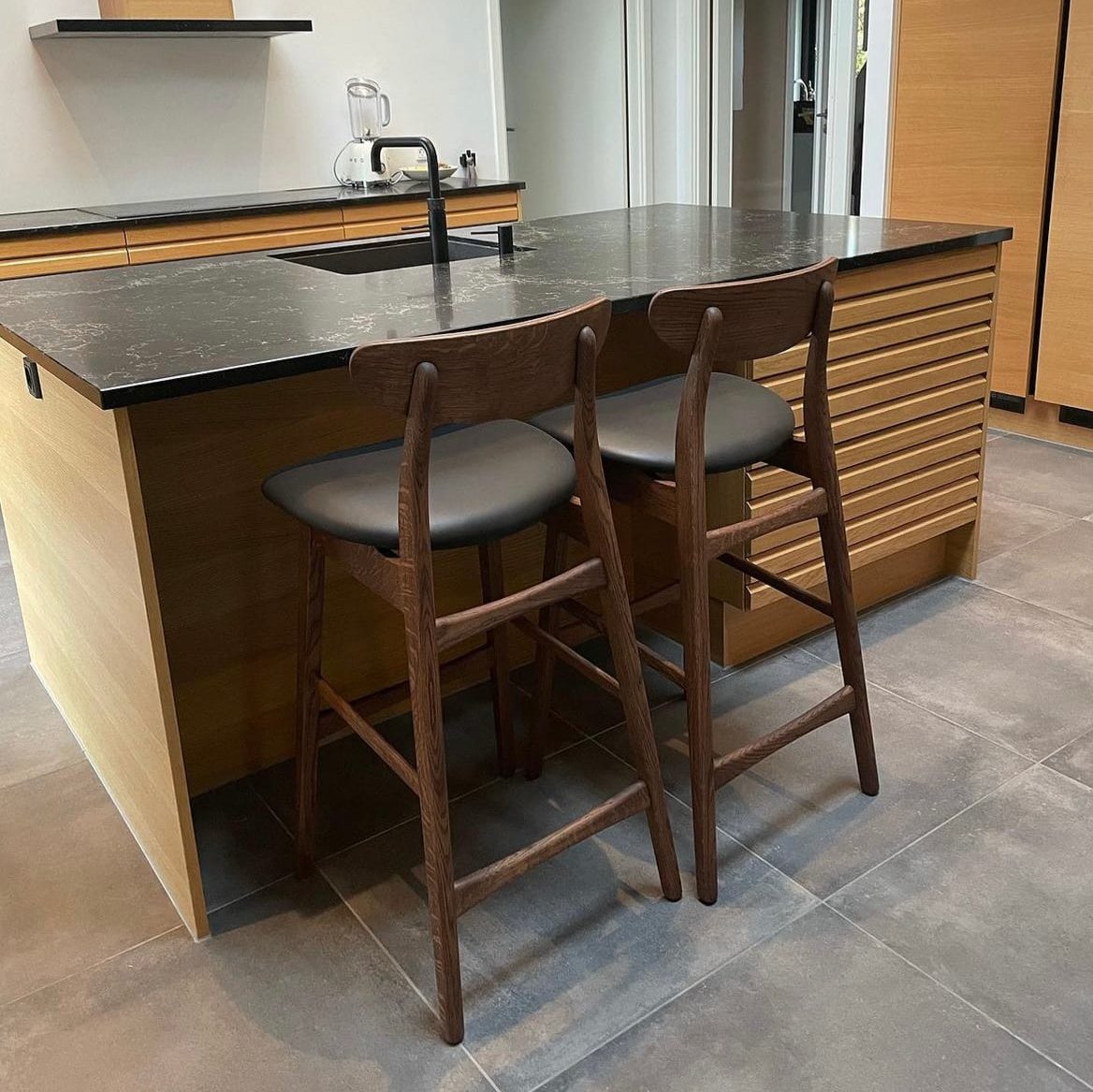 Tabouret de bar en chêne Eva | S10Home