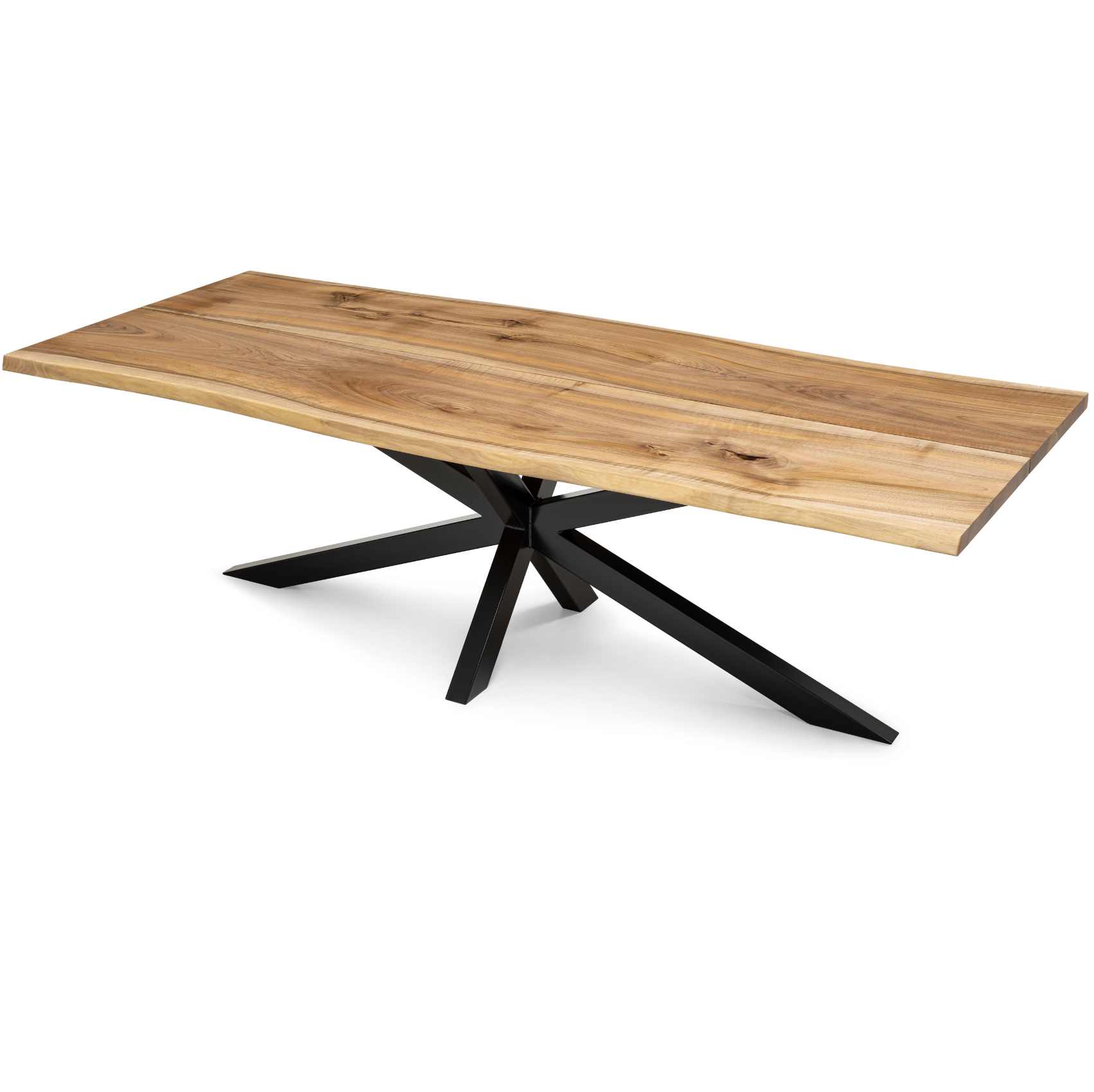 Julia Extendable Walnut Dining Table Spider Leg by S10Home