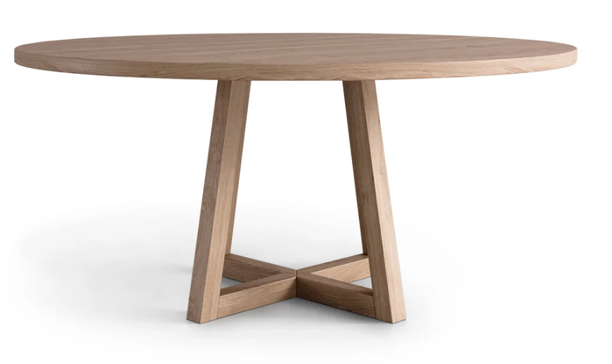 Table en chêne tulipier Ø140 cm 