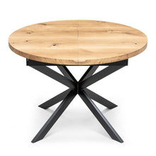 Beatrice Extendable Round Oak Dining Table | Solid Wood | S10Home